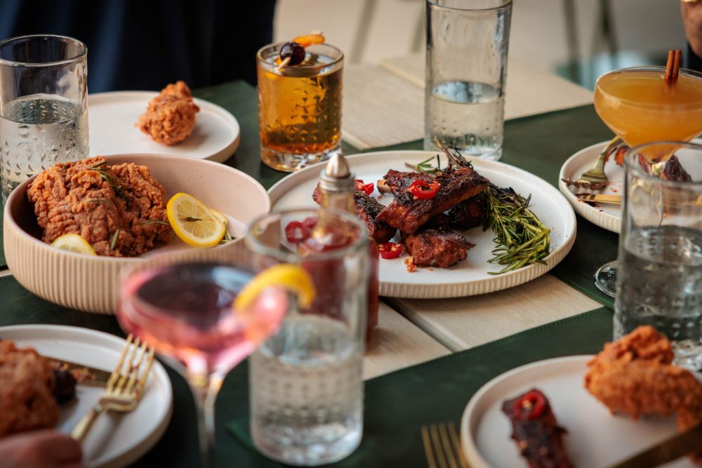 Chef-driven cuisine and cocktails at Florida Room lakeside restaurant in Fort Lauderdale.